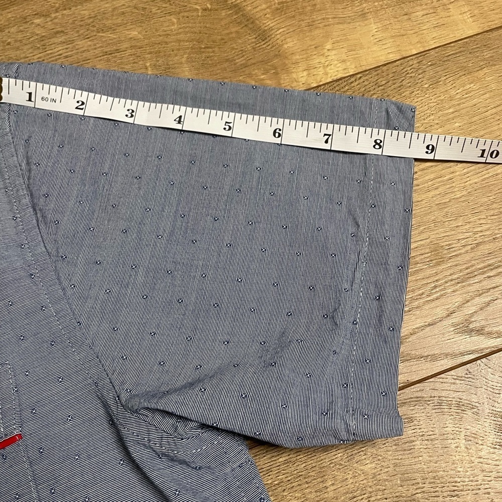 RVCA Men's Blue Button Down Slim Fit Shirt size Small - Picture 10 of 10
